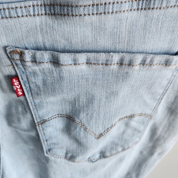 Levi's High Rise Straight Jeans Denim Pants 724 Size 14w - Picture 7 of 15